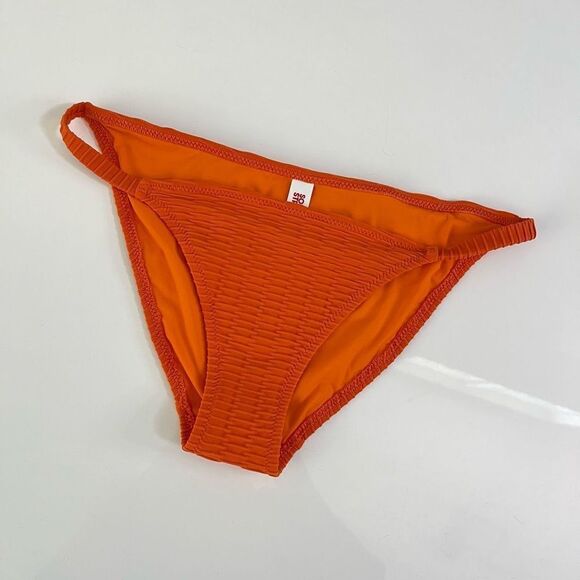 Solid & Striped The Morgan Bikini Bottom in Pumpkin - Picture 7 of 7